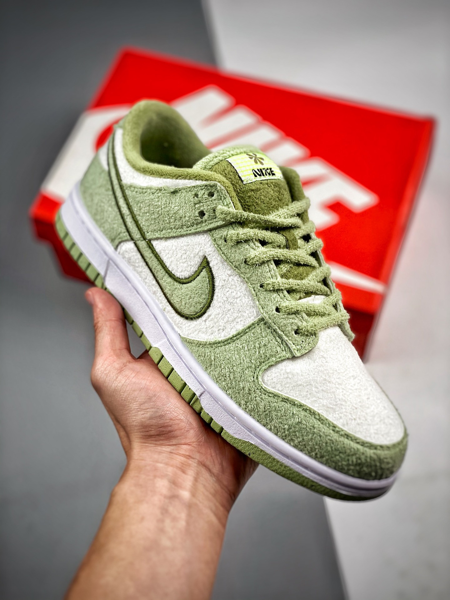 Nike Dunk Low SE Fleece Pack Honeydew DQ7579-300 5339240