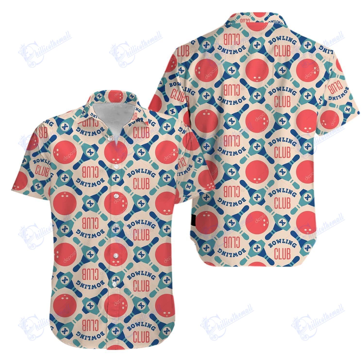 Bowling Club Hawaiian Aloha Shirts