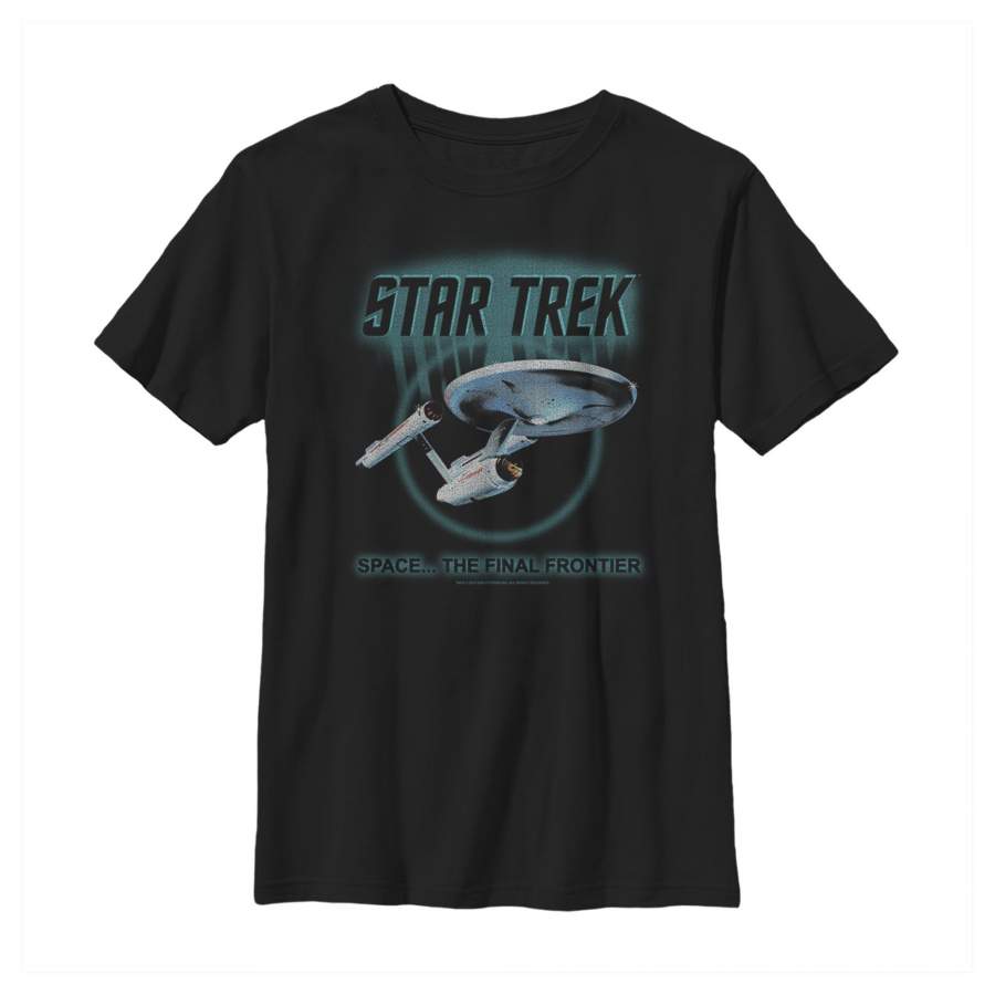 Star Trek Boy’s Space the Final Frontier  T Shirt