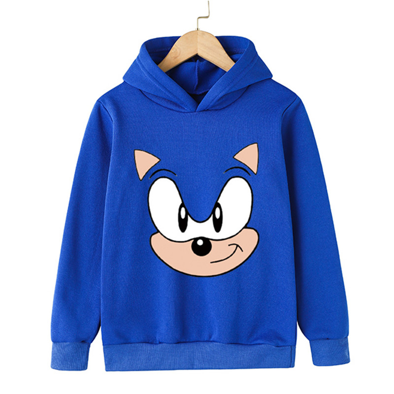 Baby Sonic Hoodies Clothes Spring Boys Clothing Sets Fashion Sweatshirt +Long Pants 2pcs Suit Children Clothes Boys Streetwear alx