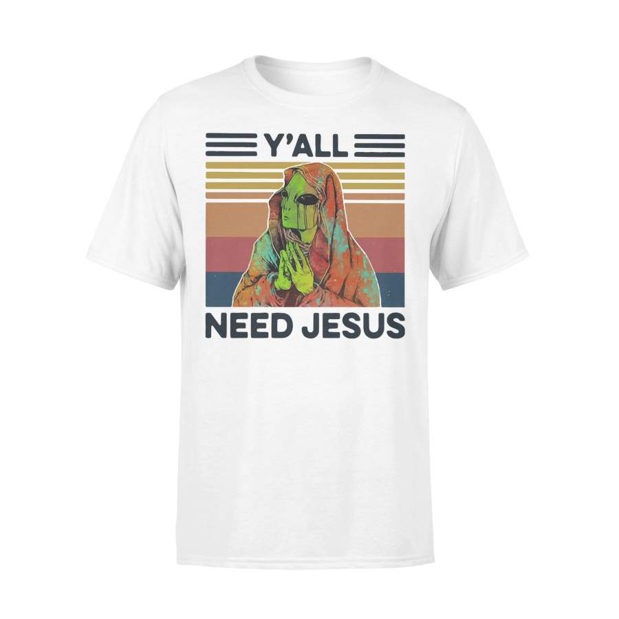 Alien Y’All Need Jesus Vintage T-shirt