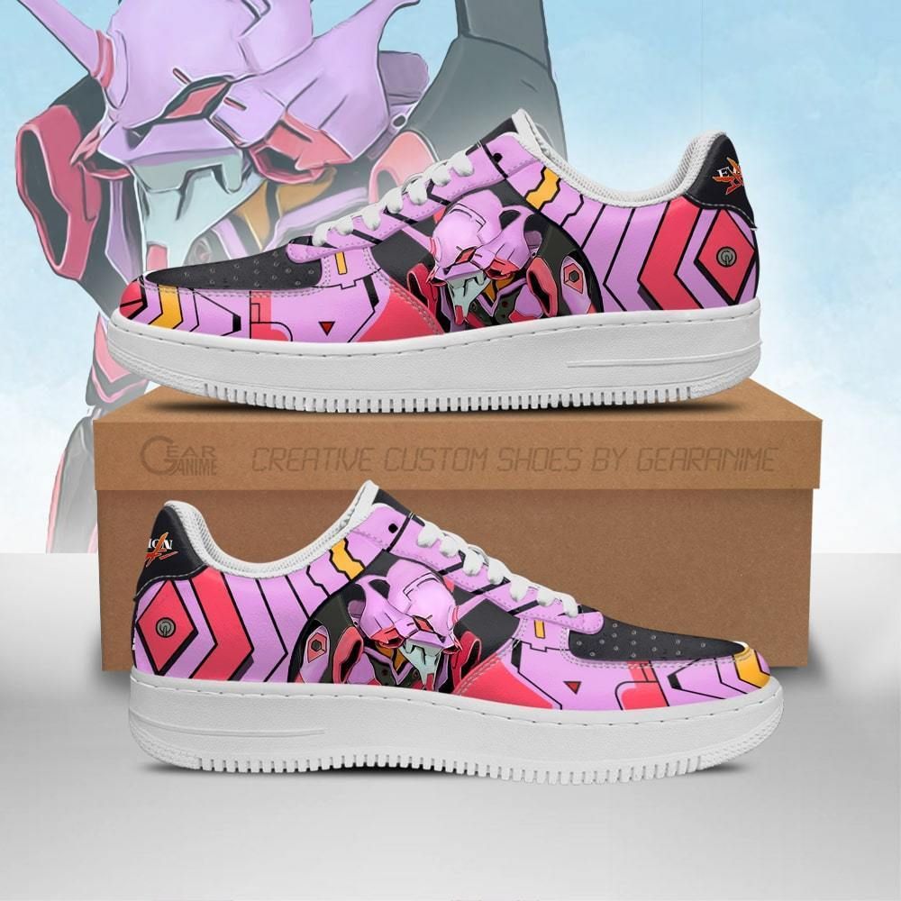 Evangelion Unit-01 Awakened Neon Genesis Evangelion Air Force Shoes Sneakers Custom Anime