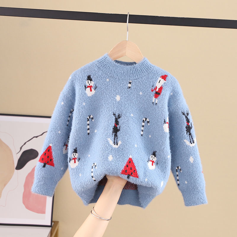 2021 Kids Clothes Girls Halloween Cute Loose Korean Style Sweater Spring Autumn Long Sleeves Teenage Girls Clothes 10 12 Year alx