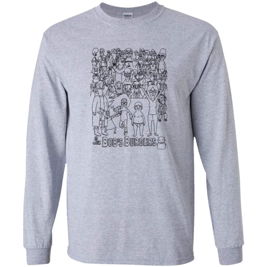 AGR Characters of Bobs Burgers Long Sleeve T-Shirt