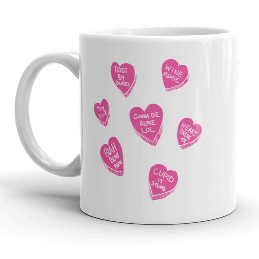 Offensive Candy Hearts Mug