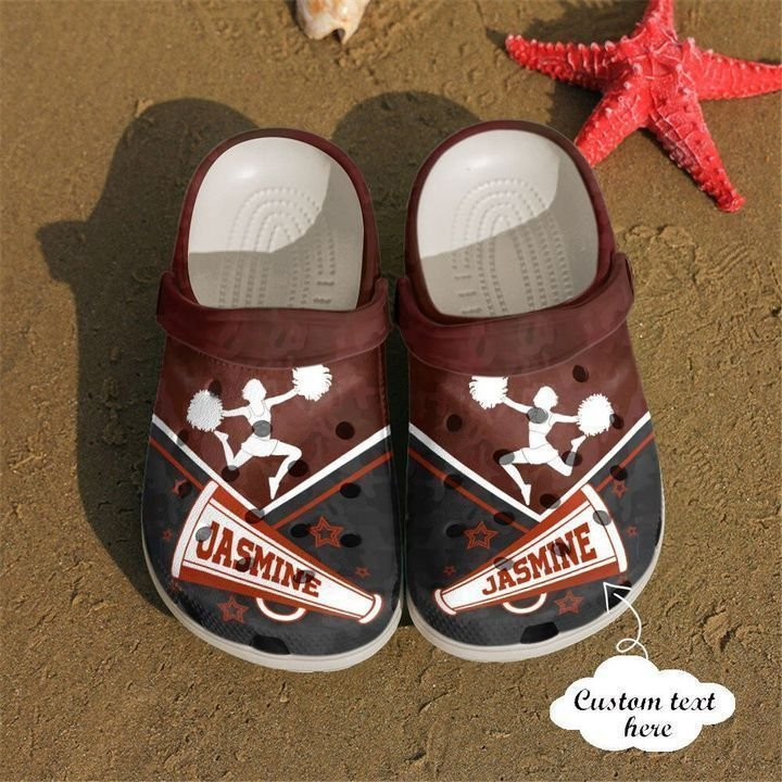 Cheerleader Personalized Cheerleading Girl Classic Clogs Shoes