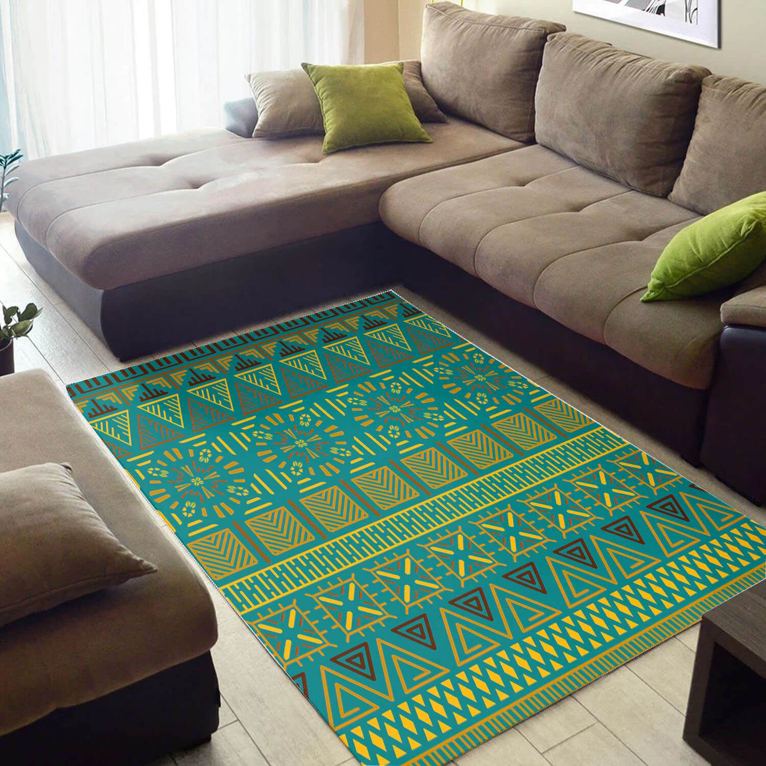 Cool African Style Rugs Unique Natural Hair Afrocentric Pattern Art African Themed Carpet African Inspired Living Room WBG3652