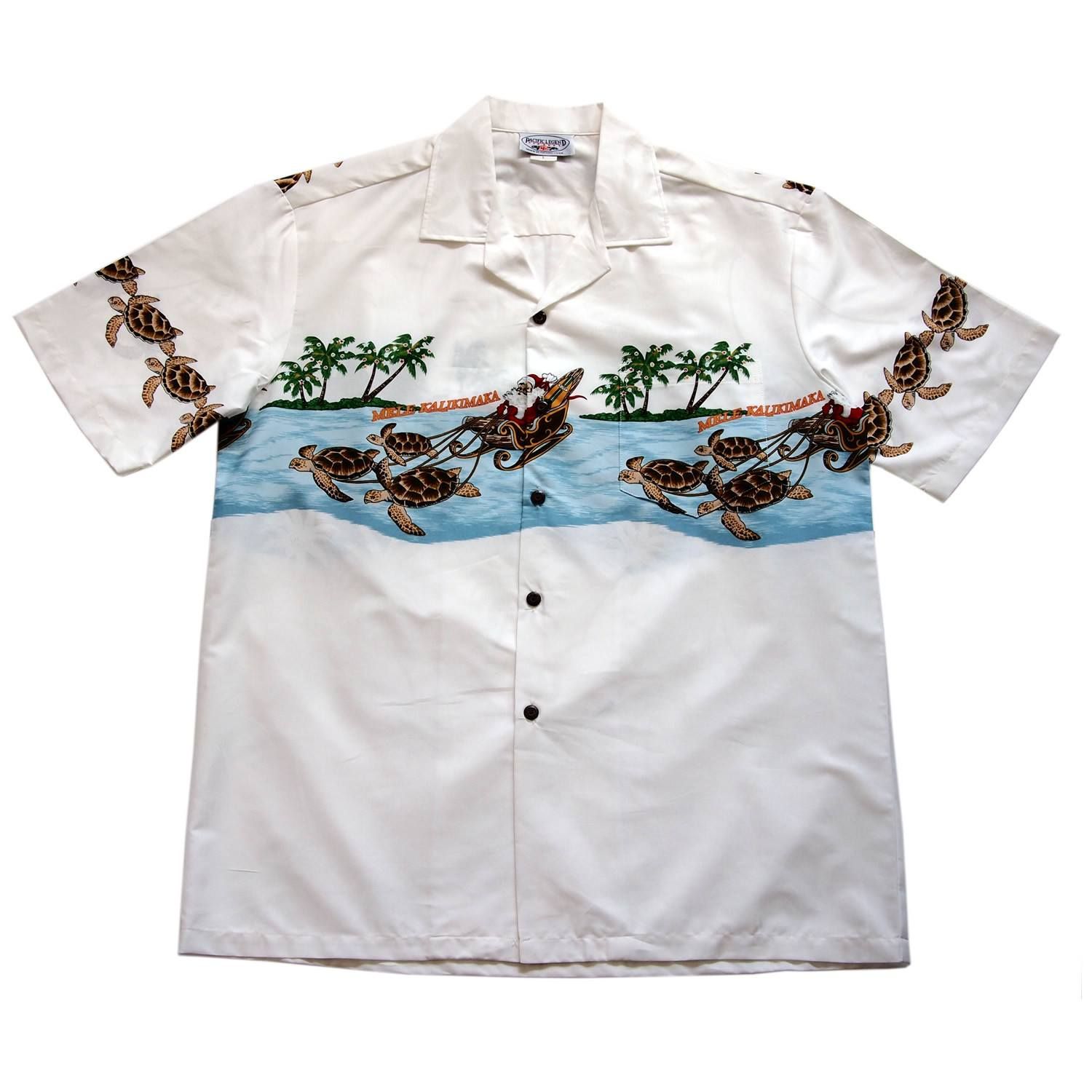 Turtle White Unique Design Hawaii Shirt Ha68756