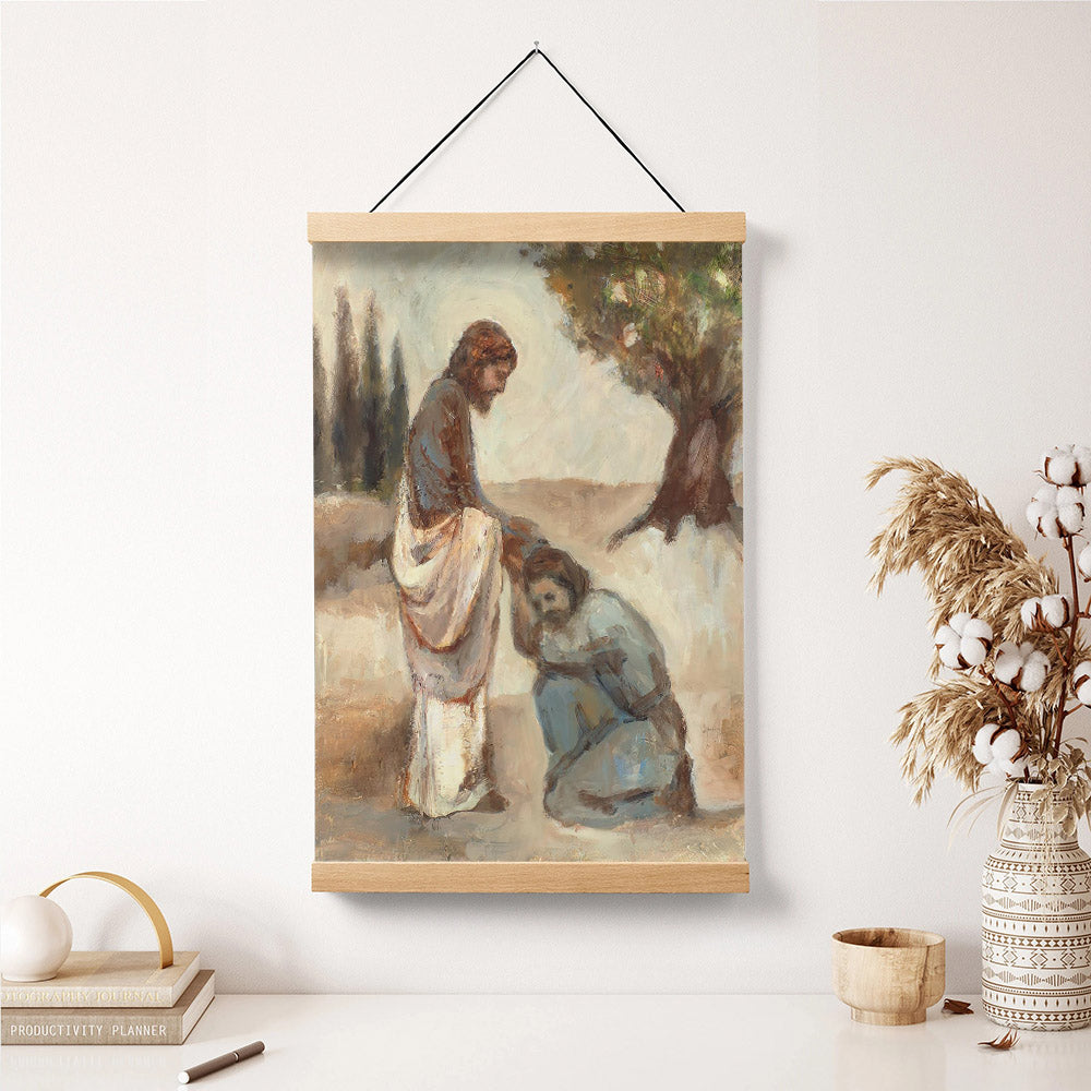 The One Who Returned Hanging Canvas Wall Art – Christan Wall Decor – Religious Canvas