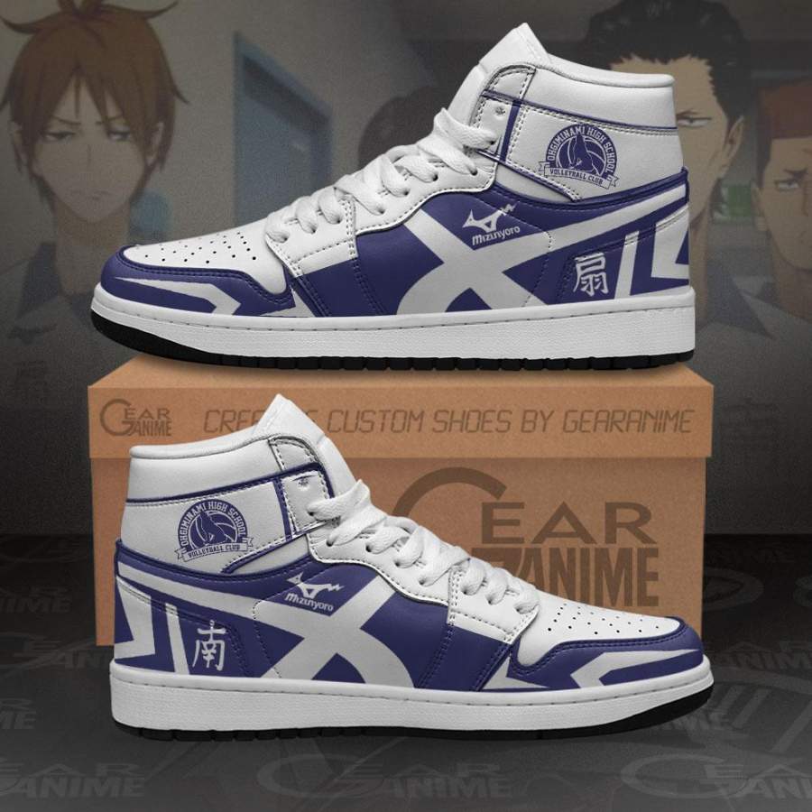 Ohgiminami High Jordan Sneakers Haikyuu Anime Shoes MN10