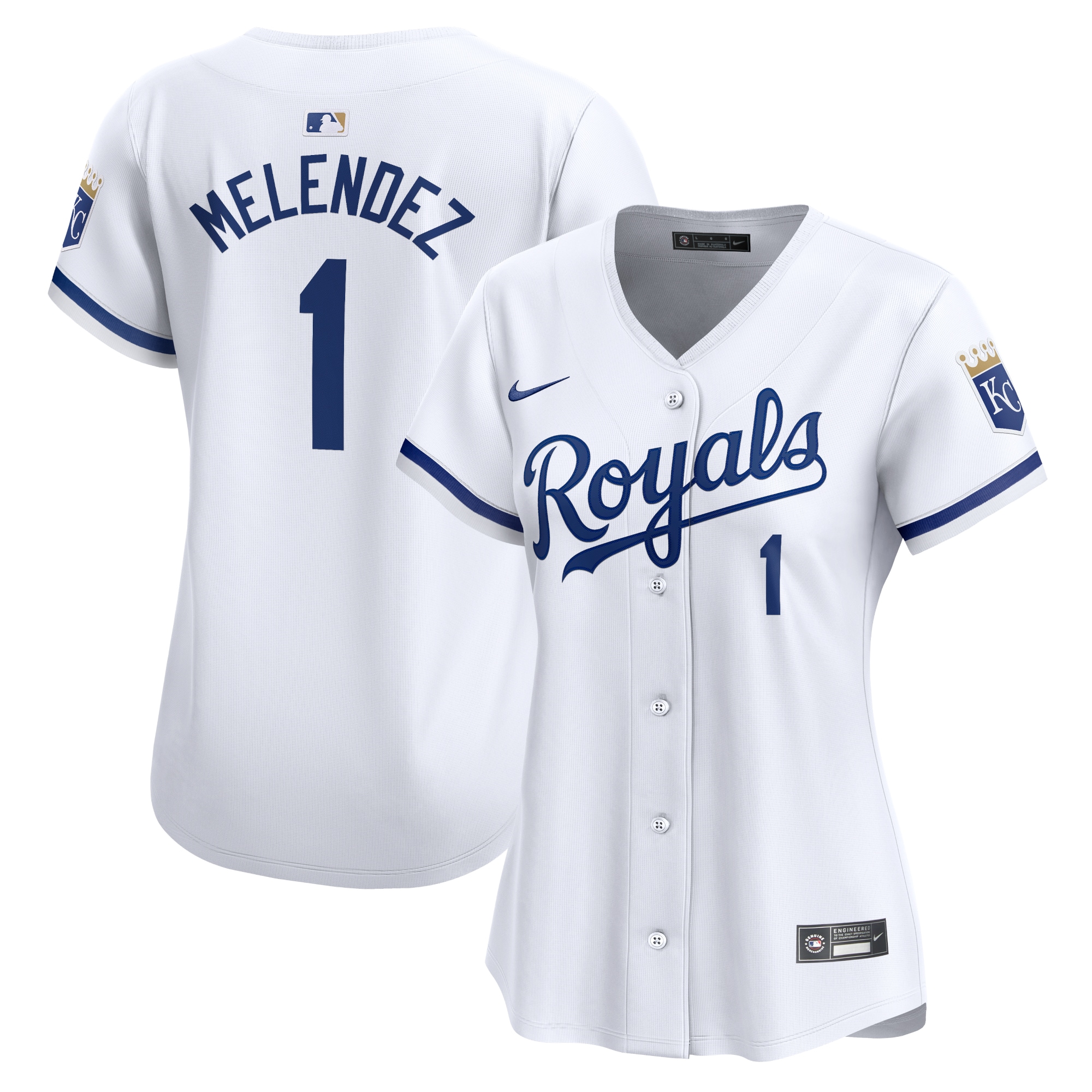 MJ Melendez Kansas City Royals Women's Home Limited Player Jersey – White