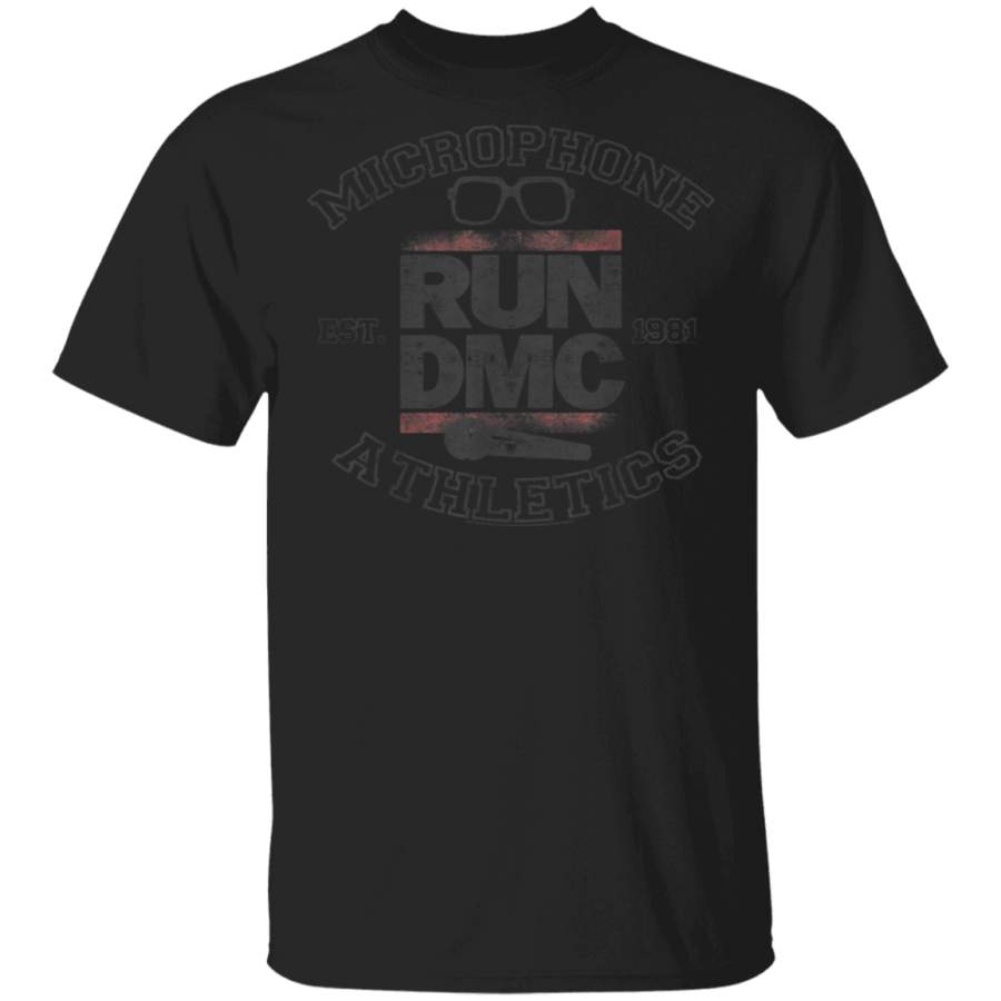 Run DMC Official Microphone Athletics TShirt