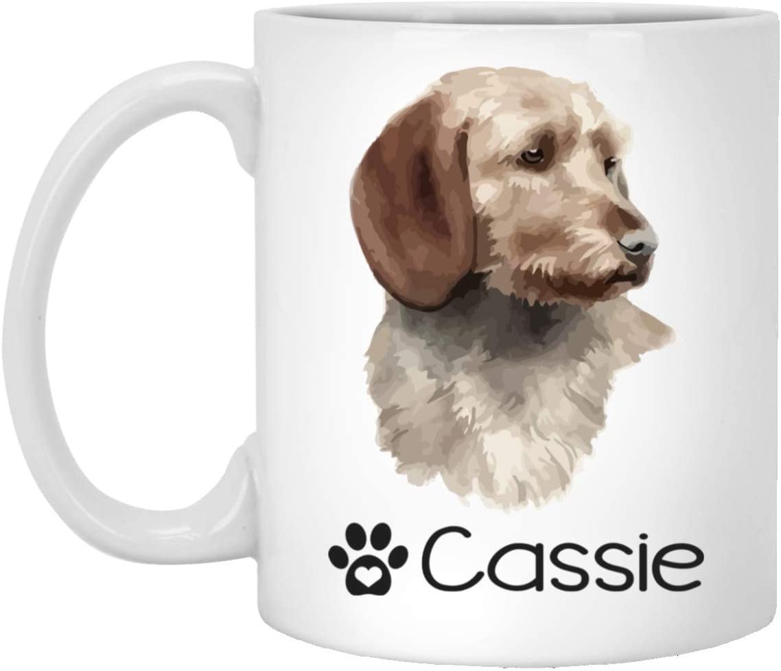 Personalized Basset Fauve De Bretagne Dog Mug – Pet Owner Gifts For Women – Gifts For Dog Lover – Basset Fauve De Bretagne Mom Dad Mugs – Dog Cups 15Oz