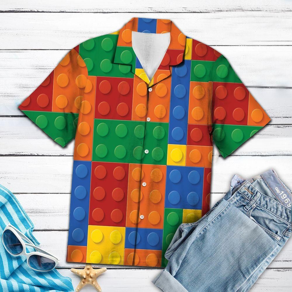 Amazing Lego Aloha Hawaiian Shirt Colorful Short Sleeve Summer Beach Casual Shirt For Men And Women