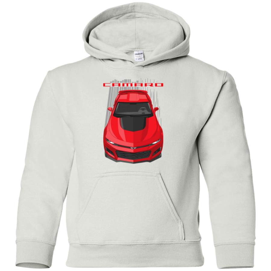 AGR Camaro 6th gen ZL1- Red Youth Pullover Hoodie