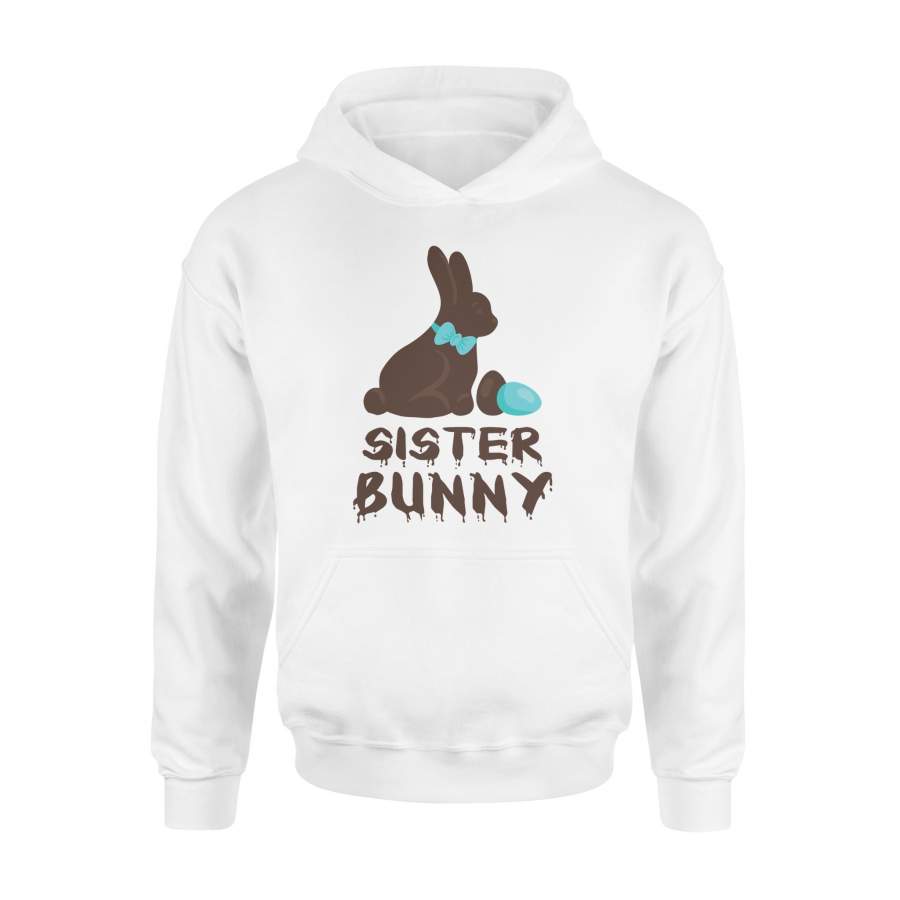 Chocolate Easter Sister Funny Bunny Family Couples Hoodie