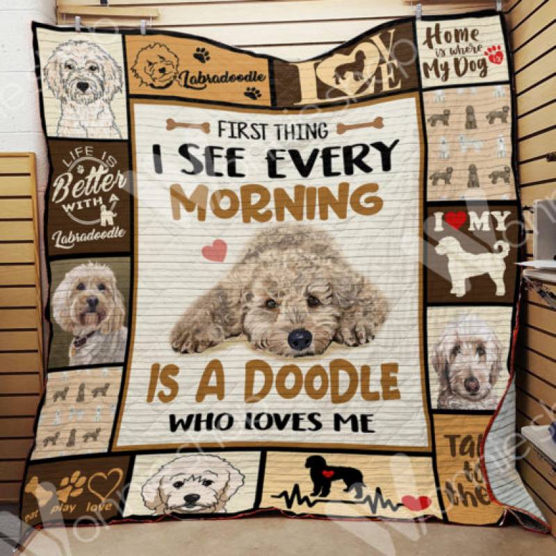 Labradoodle Dog Blanket NOV0503 85O36