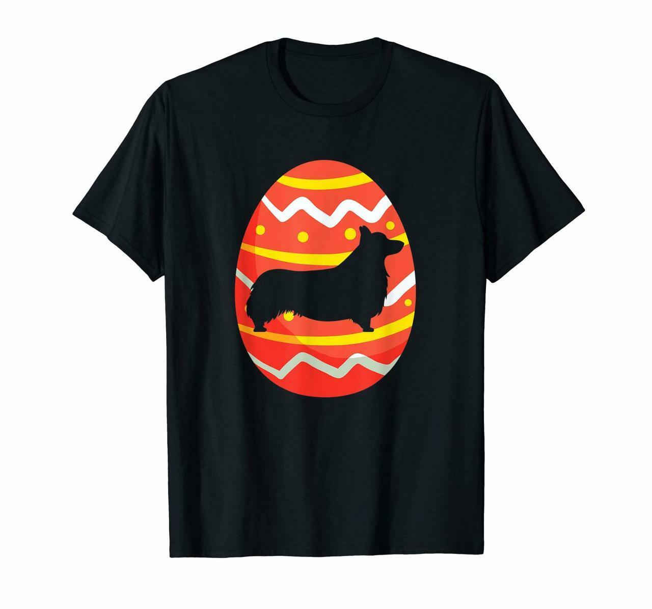 Pembroke Welsh Corgi Easter Eggs Bunny T-Shirt Dog Easter