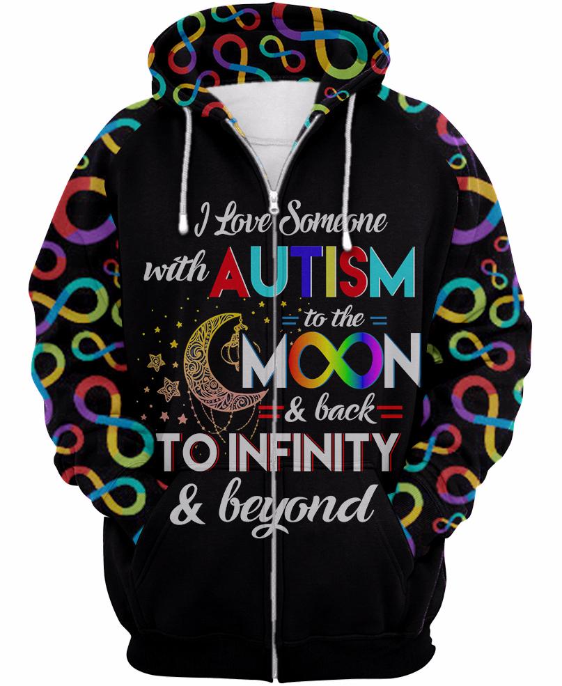 ‘I love someone with Autism Infinity’ Hoodie