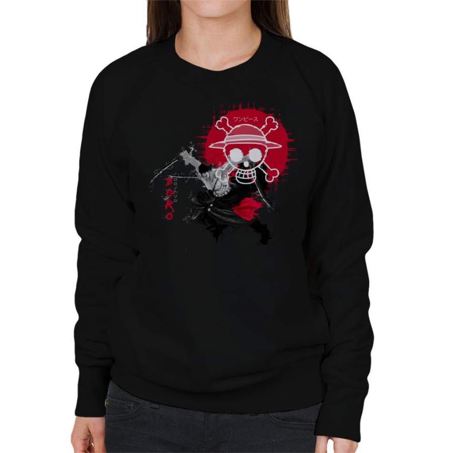 One Piece Roronoa Pirate Bounty Hunter Women’s Sweatshirt