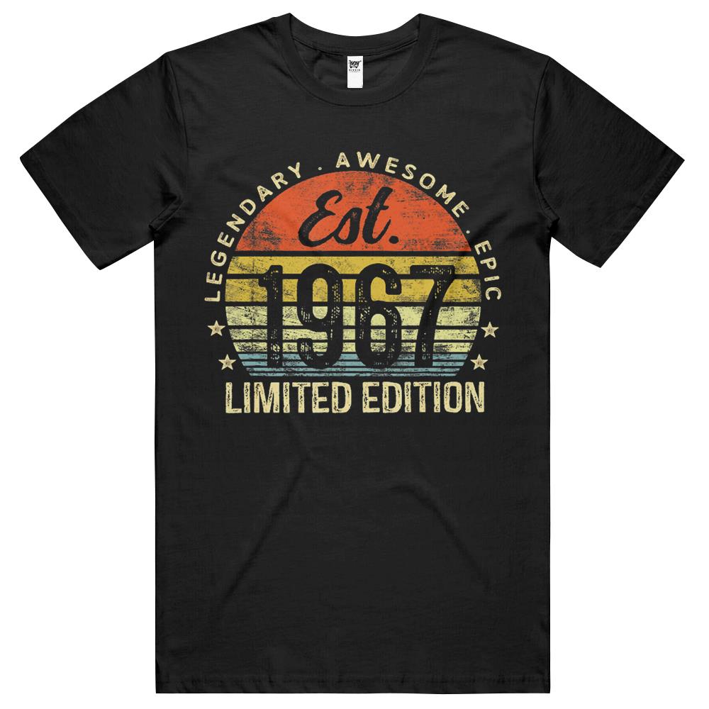 Est 1967 Limited Edition 55Th Birthday Gifts 55 Year Old T Shirts