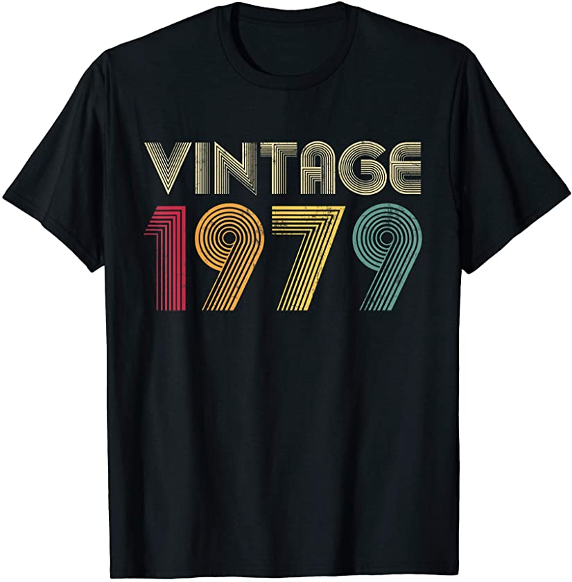 42nd Birthday Gift Vintage 1979 Classic Men Women Mom Dad T-Shirt