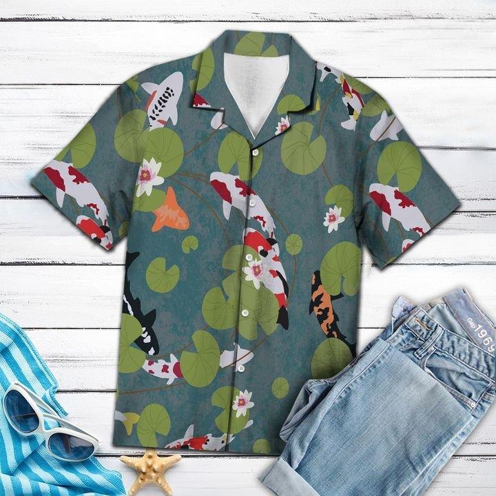 Beautiful Koi Fish All Over Printed Hawaii Shirt Ha111040