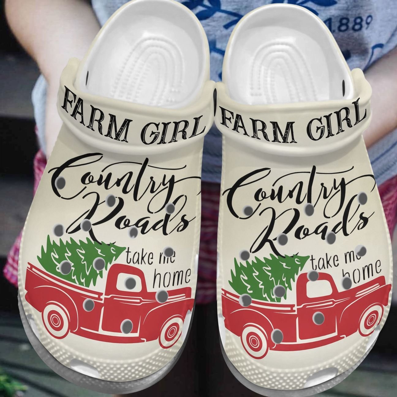 Farmer Personalized Clog, Custom Name, Text, Color, Number Fashion Style For Women, Men, Kid, Print 3D Farm Girl