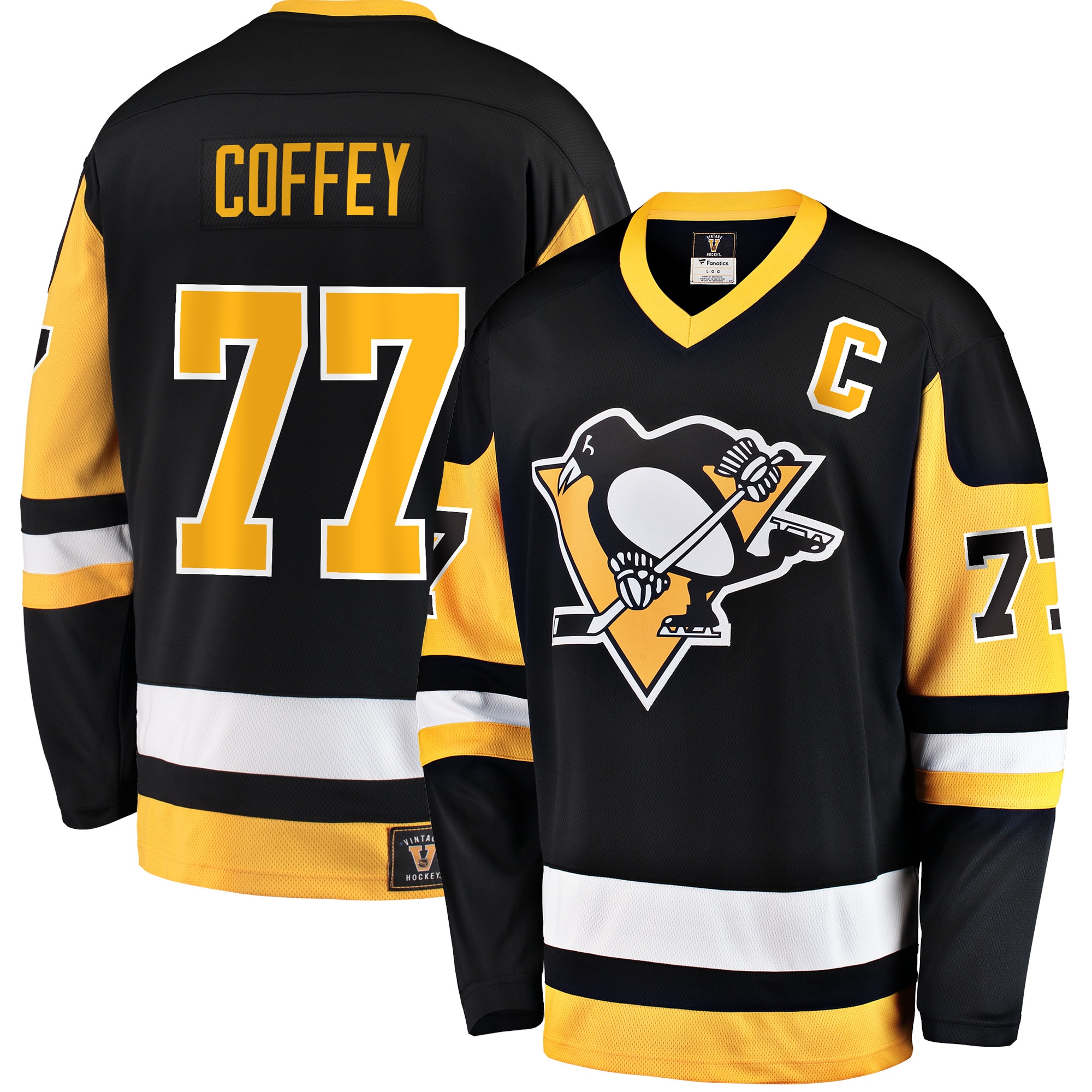 Paul Coffey Pittsburgh Penguins Branded Premier Breakaway Retired Player Jersey – Black