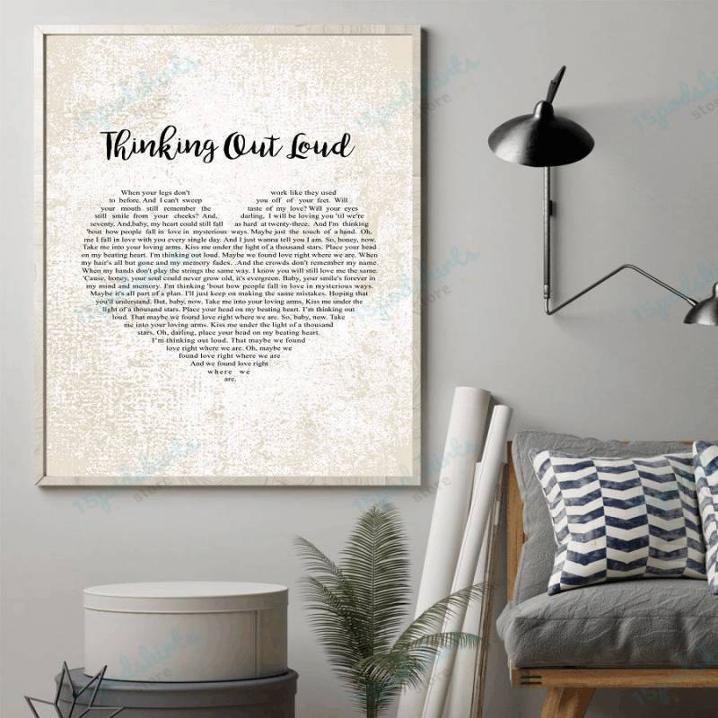 Thinking Out Loud – Ed Sheeran poster