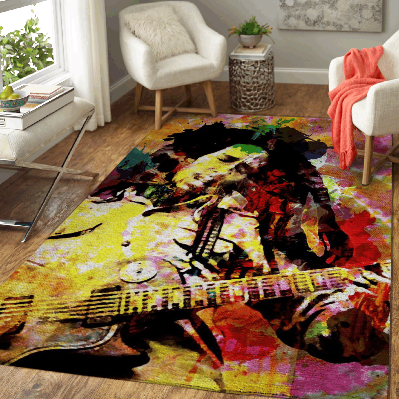 Bob Marley Reggae Art – Music Art For Fans Area Rug Carpet