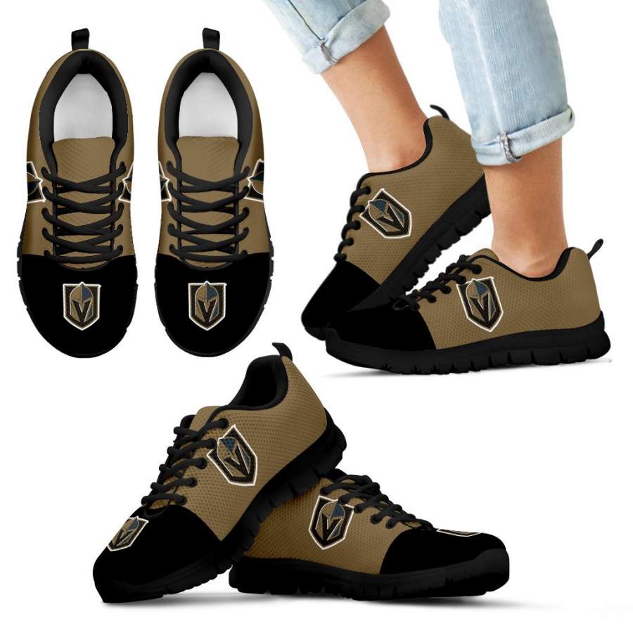 Two Colors Aparted Vegas Golden Knights Sneakers