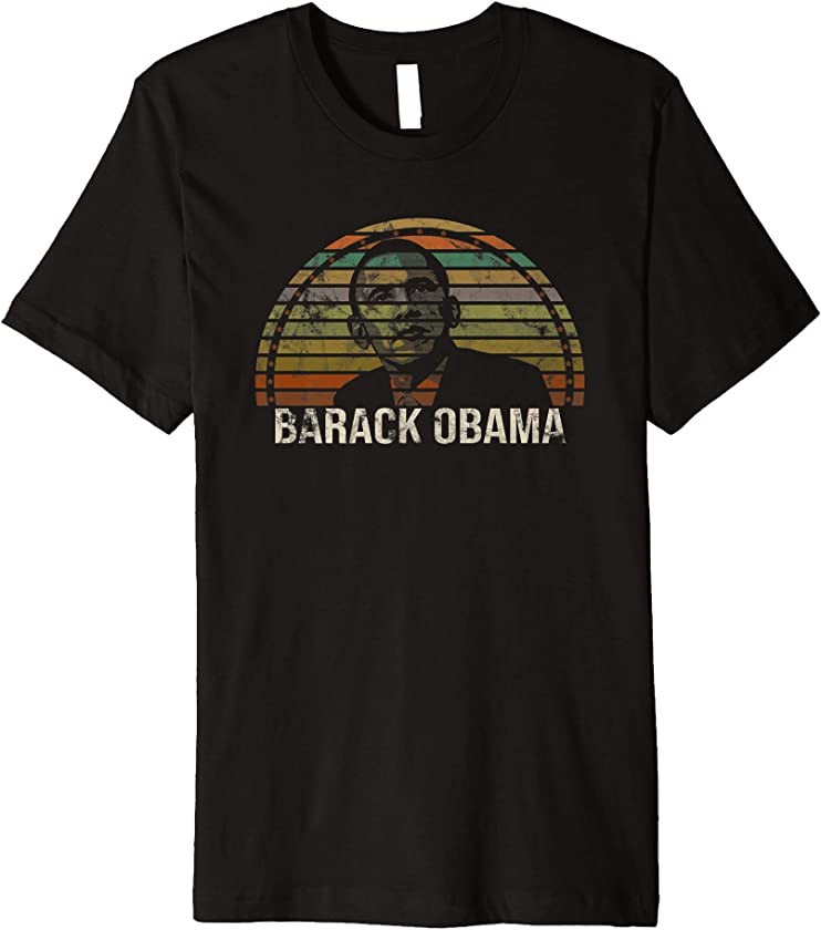 Barack Obama 44th USA President Vintage Premium T-Shirt