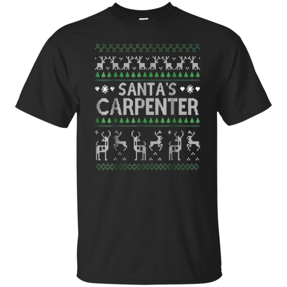 Buy Santa’S Carpenter Ugly Christmas Tshirt