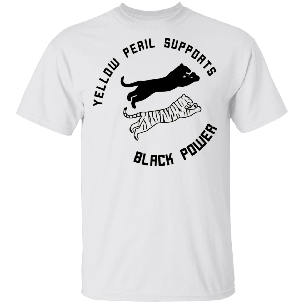 Yellow Peril Support Black Power Shirt Stop AAPI Hate Asian For Black Lives Apparel