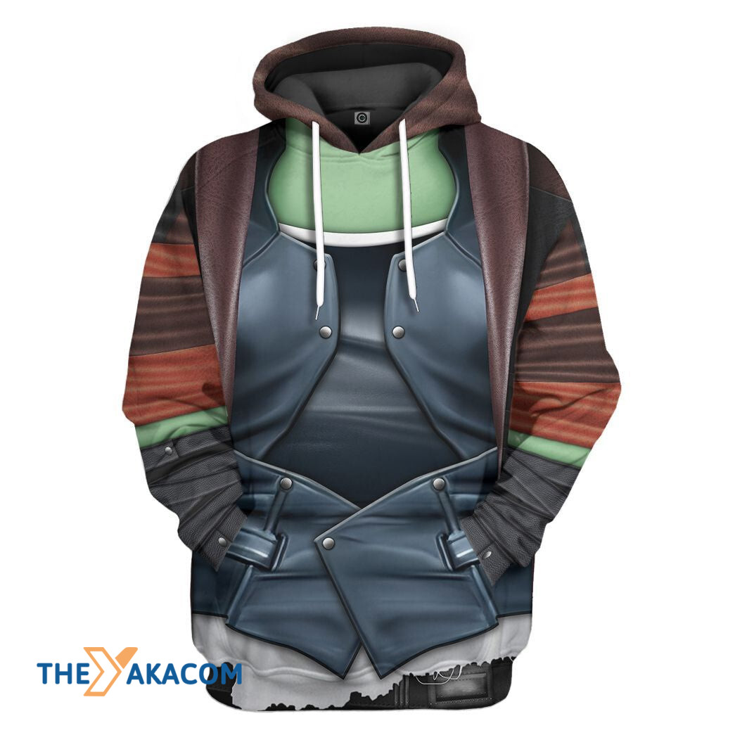 3D Guardian Of The Galaxy Gamora Costume Custom T Hoodie Apparel