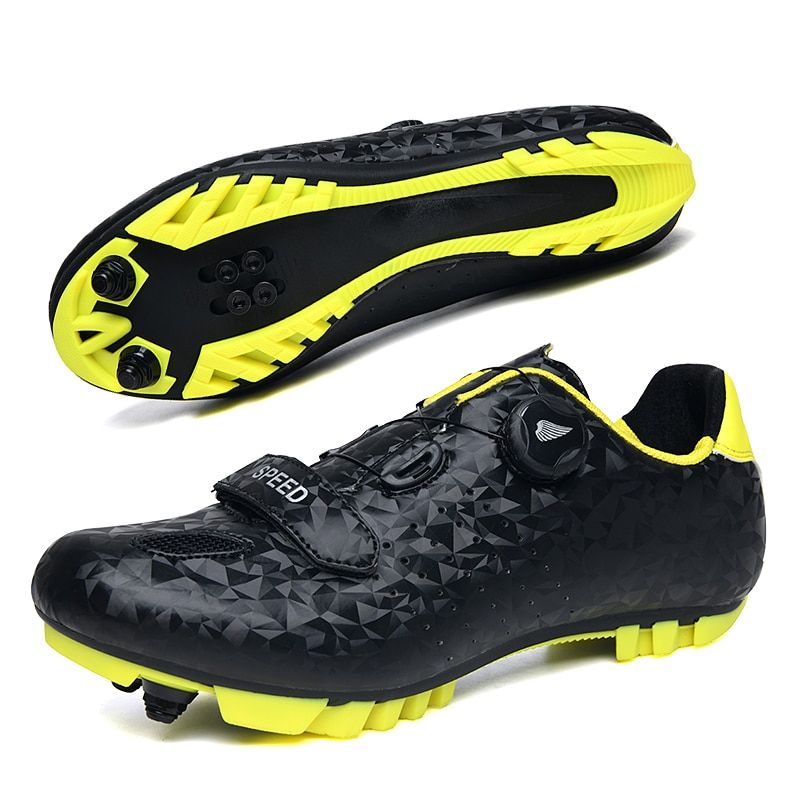 Men’s Road Bike Cycling Shoes Peloton Shoe for Men Bicycle Shoes Compatible with SPD and Delta Cleats outdoor bike shoes