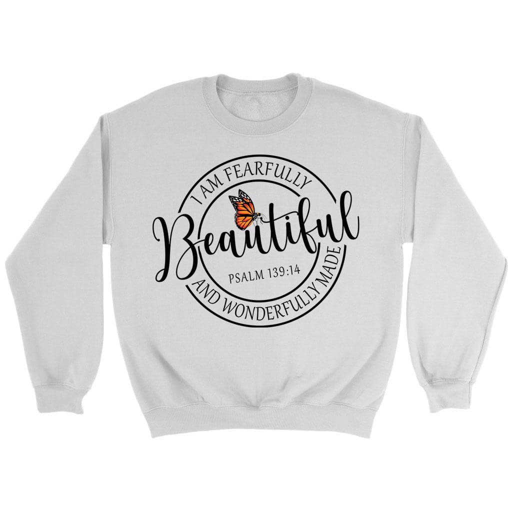 Fearfully And Wonderfully Made, Butterfly, Sweatshirt