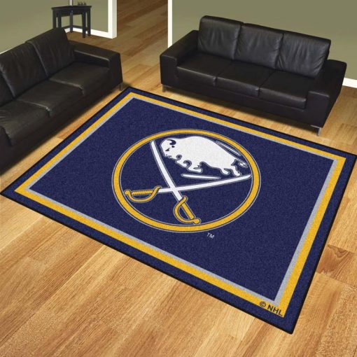 Buffalo Sabres Logo Custom Area Rug Carpet Full Sizes Home Living Rugs Carpet Decor