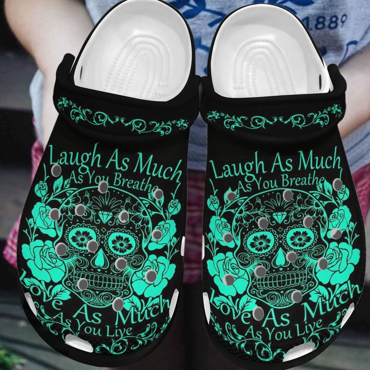 Love As Much As You Live Personalized Clog, Custom Name, Text, Color, Number Fashion Style For Women, Men, Kid, Print 3D