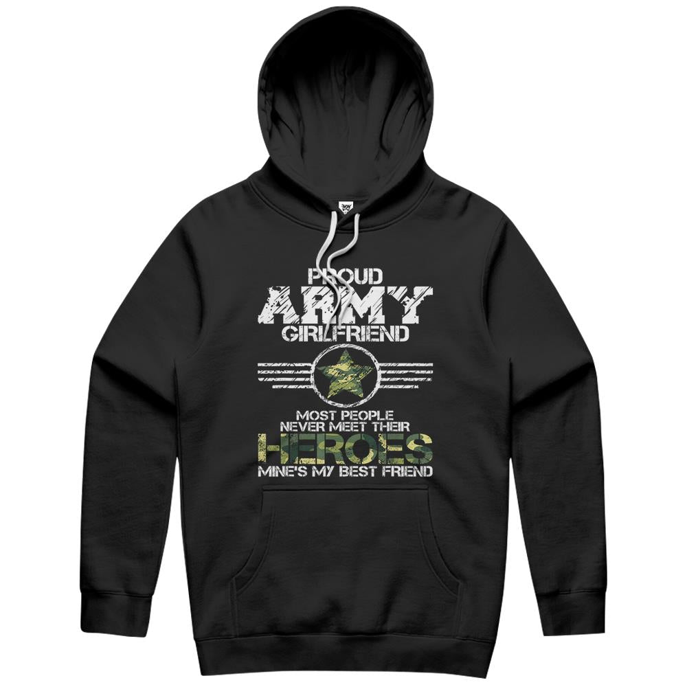 Military Appreciation Day Proud Army Girlfriend Hoodie