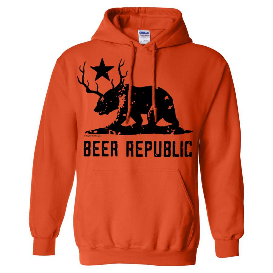 California Bear + Deer Beer Silhouette Sweatshirt Hoodie