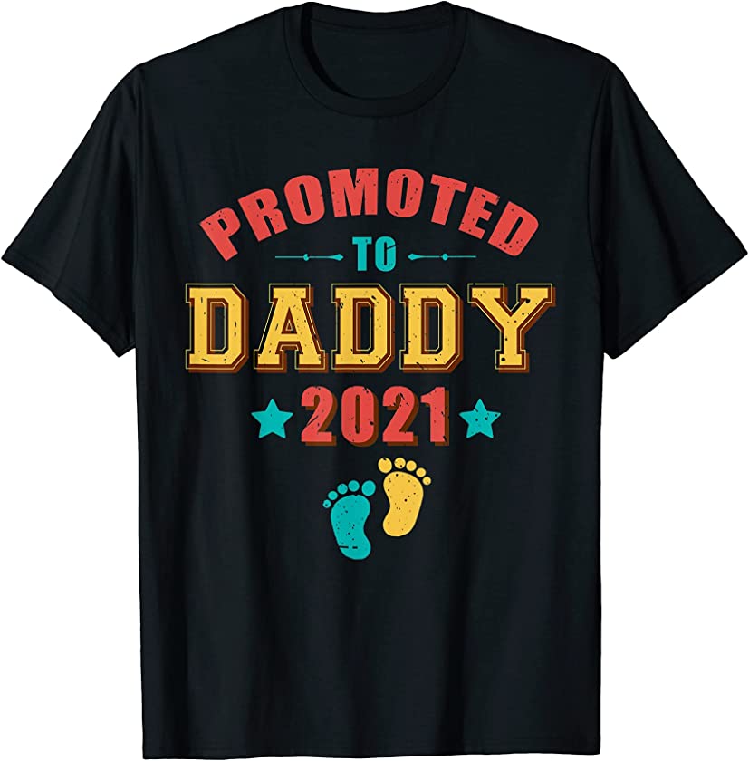 Vintage My First Father’s Day 2021 Dad Daddy Awesome Retro T-Shirt