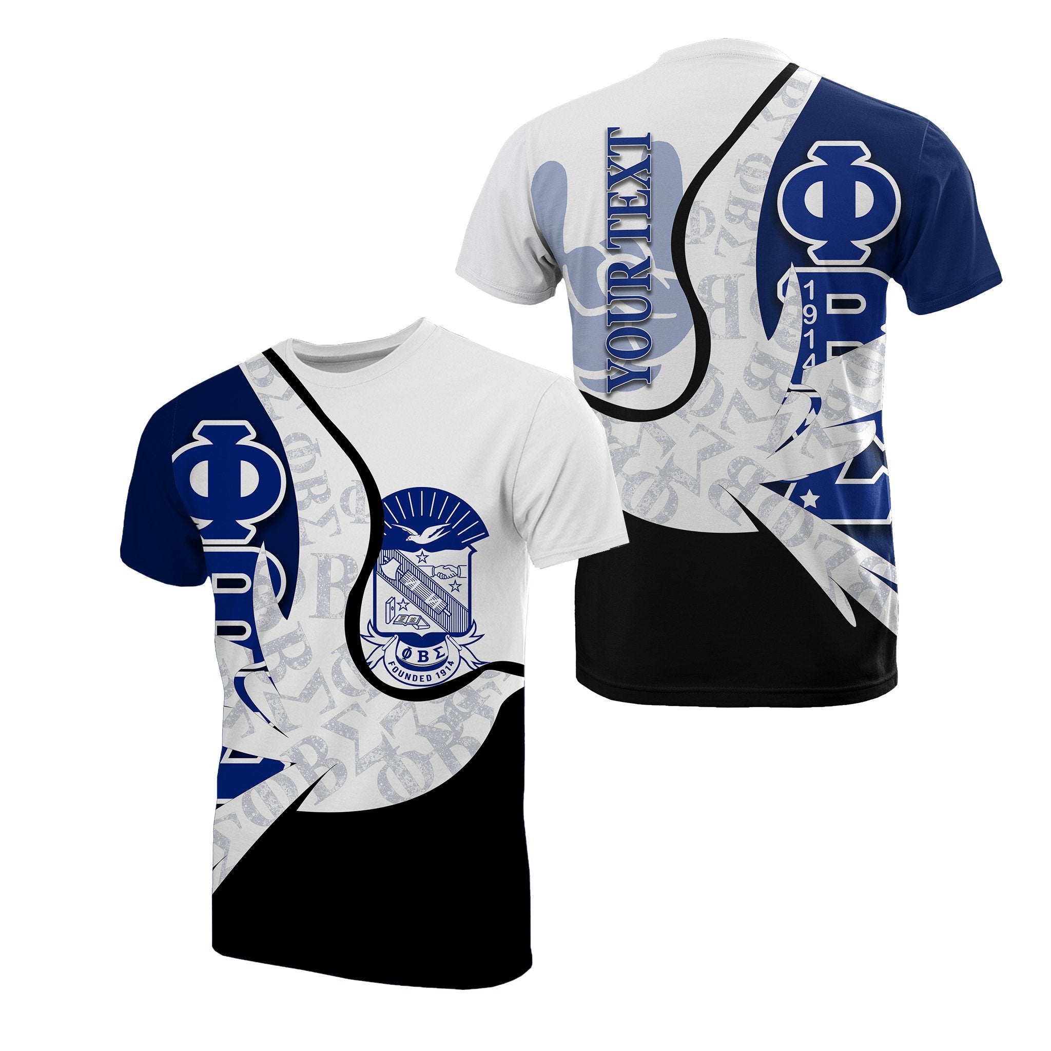 (Custom Personalised) Phi Beta Sigma T Shirt Lt6