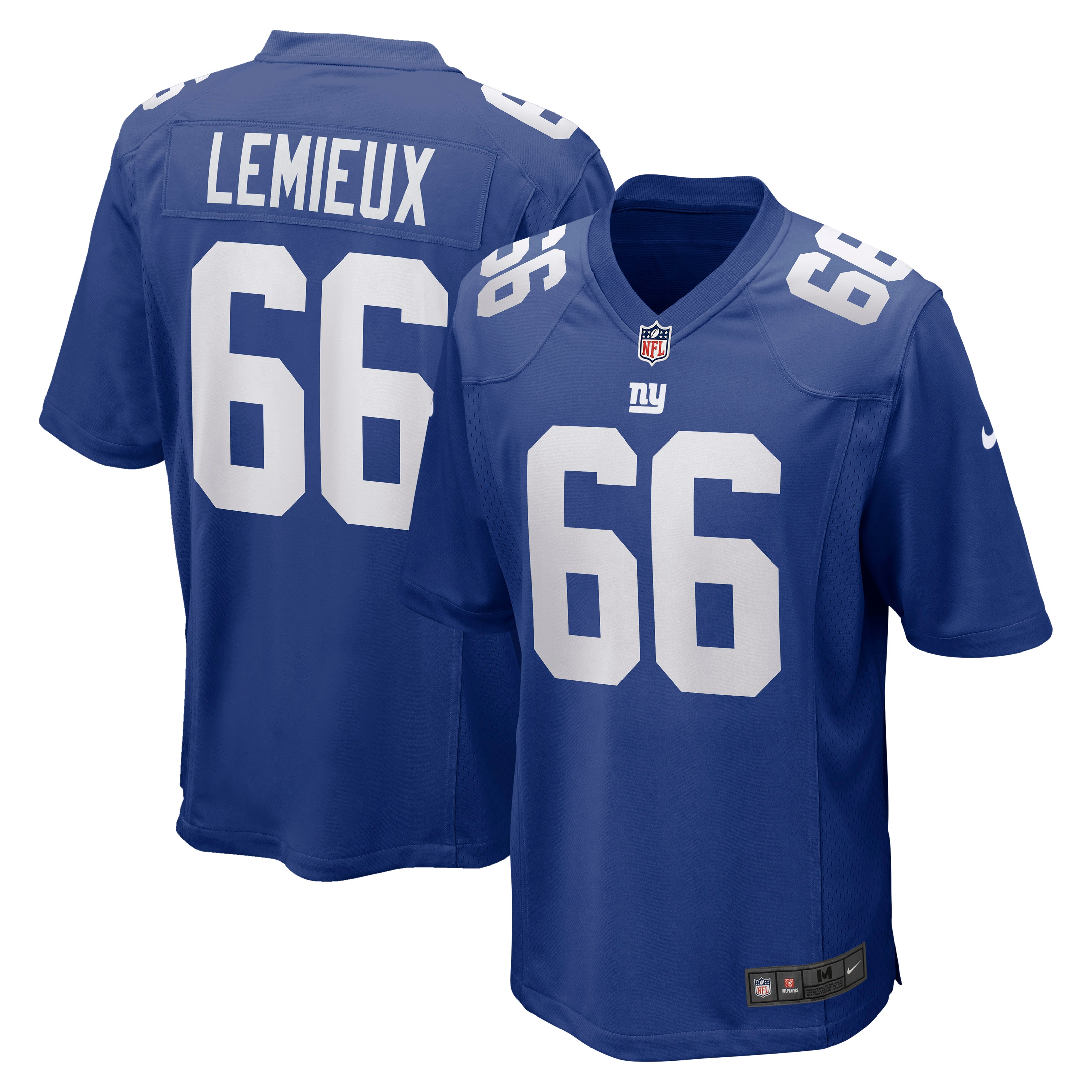 Shane Lemieux New York Giants Game Jersey – Royal