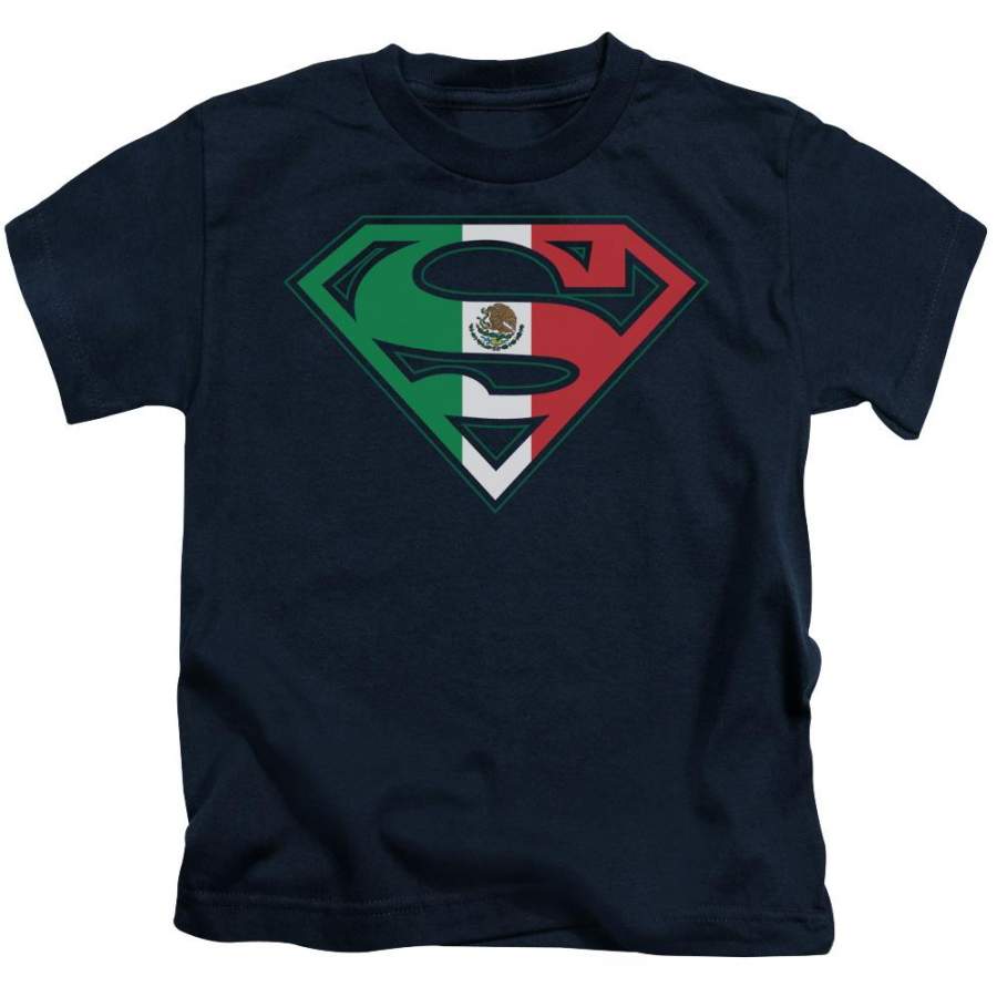 Superman Mexican Shield Kid’s T-Shirt (Ages 4-7)