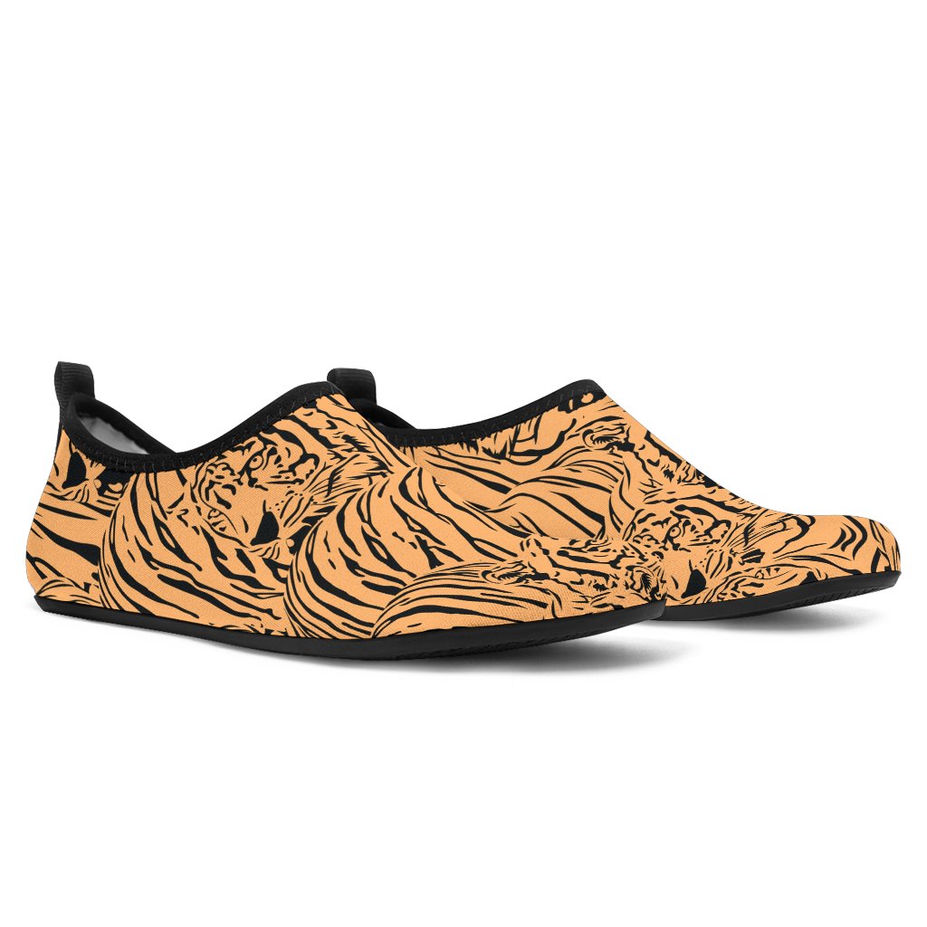 Bengal Tigers Pattern Aqua Shoes