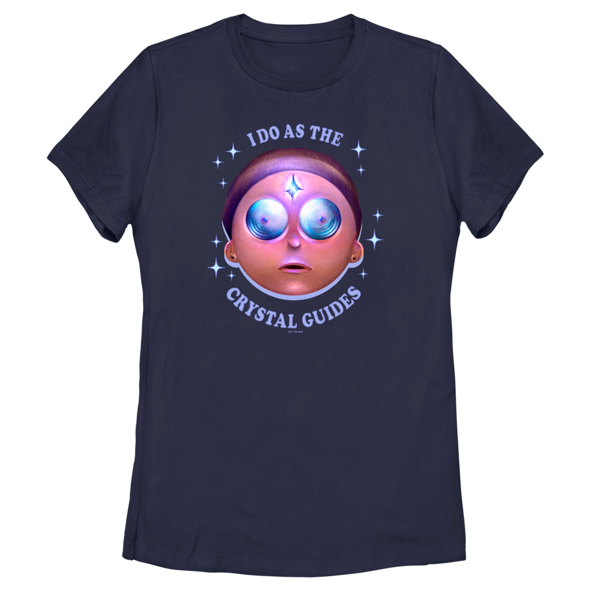 Women’S Rick And Morty I Do As The Crystal Guides T-Shirt