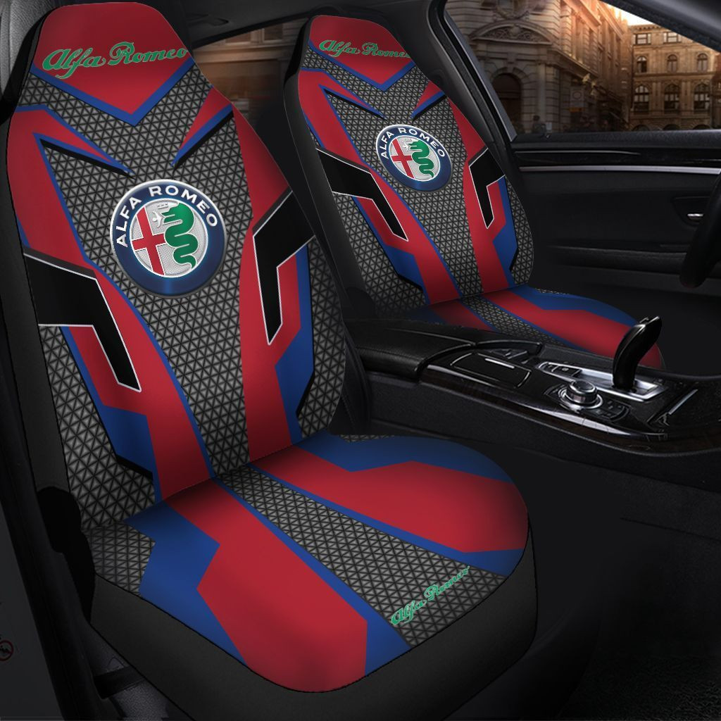 Alfa Romeo Car Seat Cover Ver 2 (Set Of 2)