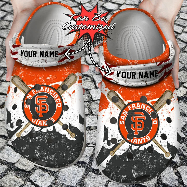 Baseball Crocss – Sf Giants Personalized Watercolor New Clog Shoes